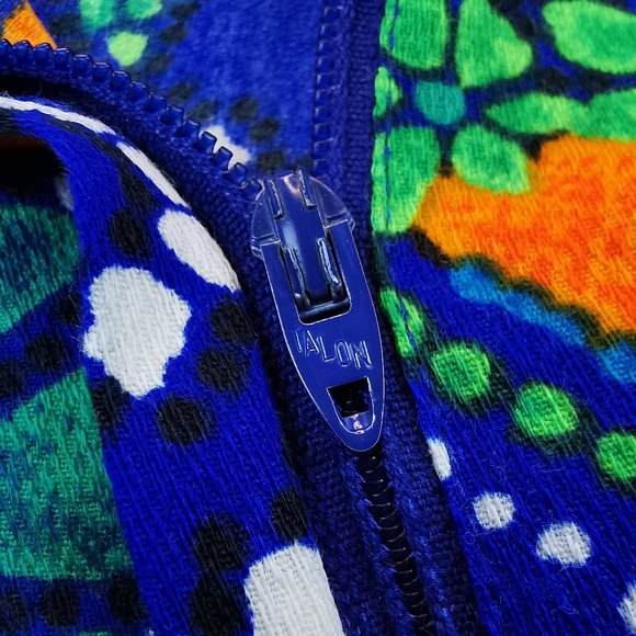 Blue Hawaiian Flounced 70s Halter Maxi Dress - Picture 10 of 15